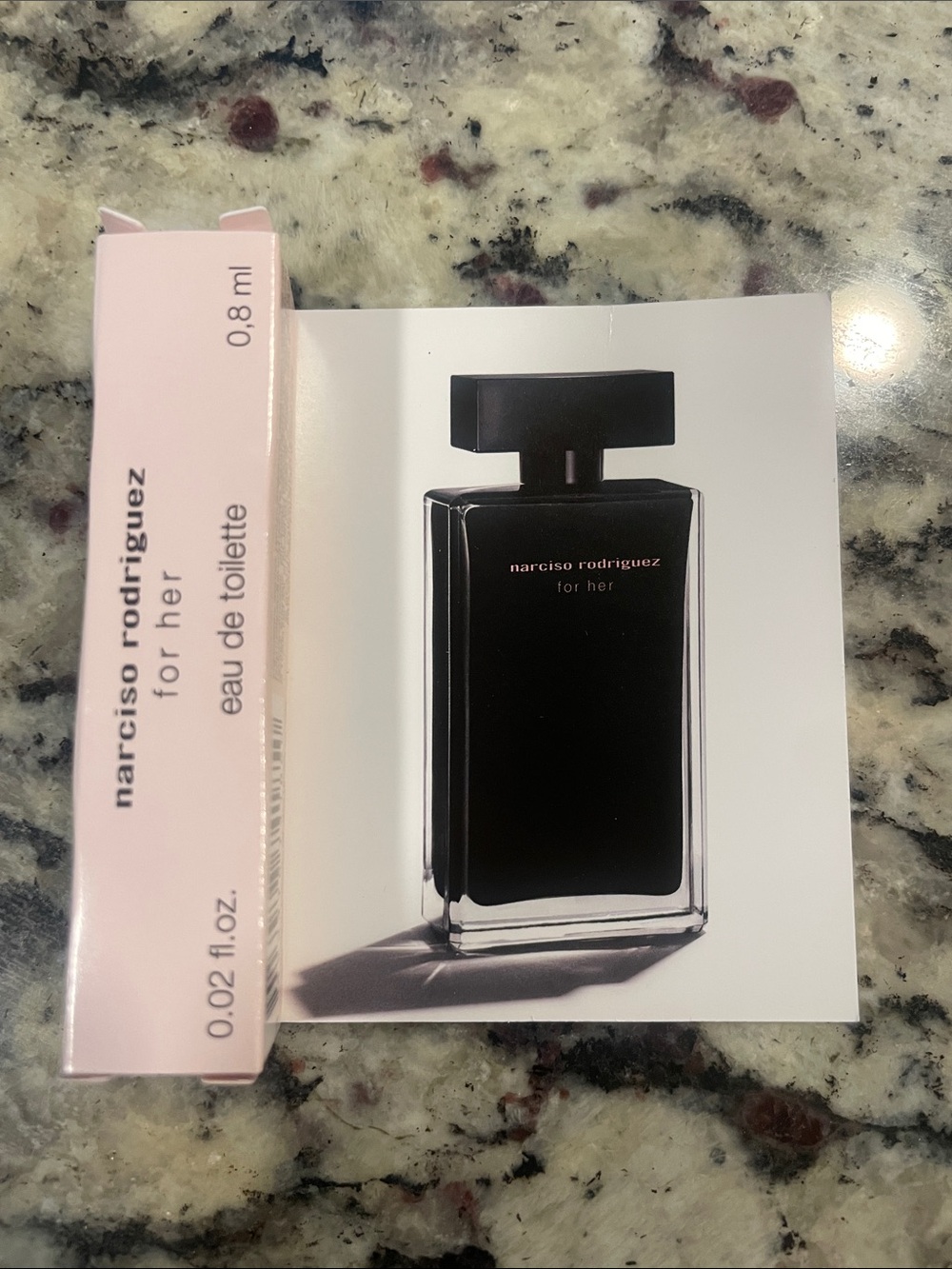 Narciso Rodriguez new sampler spray fir her